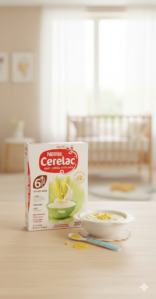 Nestlé Cerelac Baby Cereal  - Maize (200g)